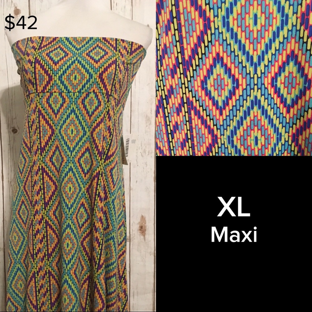 Diamond Geometrical Print Maxi